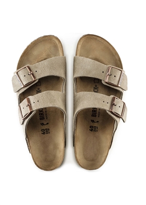 Arizona suede sandal Taupe Birkenstock